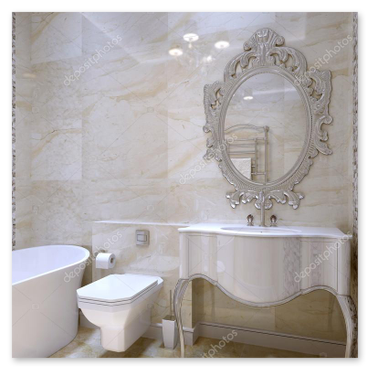 Mobile bagno laccato verde salvia su misura