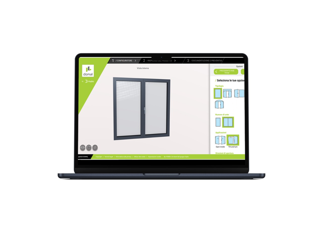 Configuratore preventivi per mobili su misura